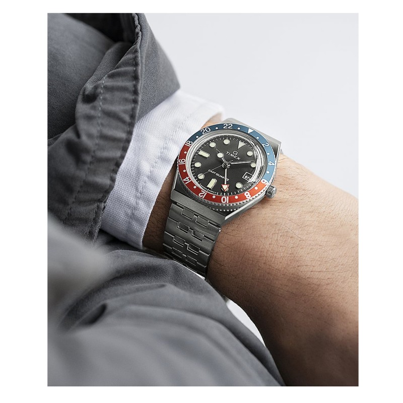 タイメックスGMT Q TIMEX GMT ＃ TW2V38000 - ブランド腕時計