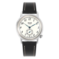 KUOE OLD SMITH 90-007 AUTOMATIC SILVER CREAM BLUE