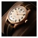 MONTRE KUOE OLD SMITH 90-002 NO DATE IVORY BRONZE CASE KHAKI X BEIGE STRAP