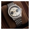 MONTRE KUOE ROYAL SMITH 90-010 PANDA X GRAINY FINISH DIAL / BOR BRACELET / EXHIBITION CASEBACK