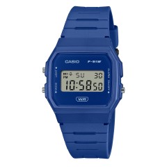 CASIO F-91WB-2A1EF BLUE