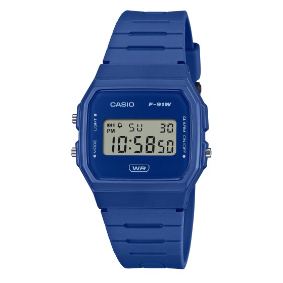 CASIO F-91WB-2A1EF BLUE