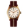 KUOE OLD SMITH 90-002 NO DATE IVORY BRONZE CASE 38MM