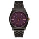 NIXON TIME TELLER GUNMETAL / BLACKBERRY / GOLD