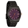 NIXON TIME TELLER GUNMETAL / BLACKBERRY / GOLD