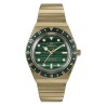 Q TIMEX 36MM MALACHITE STONE DIAL