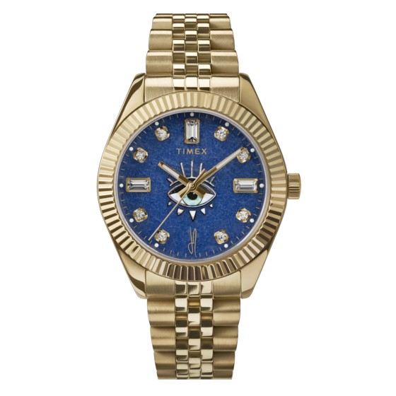 TIMEX X JACQUIE AICHE LEGACY DAYDREAMER WATCH BLUE AVENTURINE