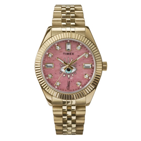 TIMEX X JACQUIE AICHE LEGACY DAYDREAMER WATCH RHODOCHROSITE