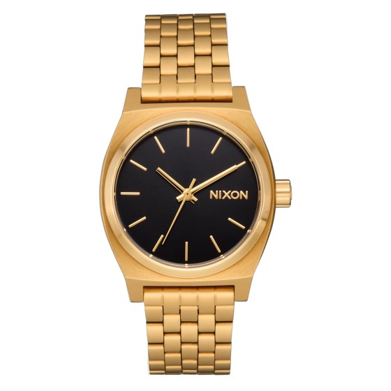 NIXON MEDIUM TIME TELLER GOLD BLACK GOLD