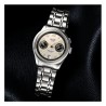 MONTRE KUOE ROYAL SMITH 90-010 PANDA X VERTICAL FINISH DIAL / MIXED-LINK BRACELET / EXHIBITION CASEBACK