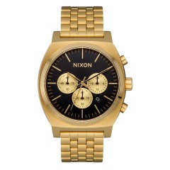 NIXON TIME TELLER CHRONO GOLD BLACK GOLD A9725333