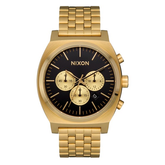 NIXON TIME TELLER CHRONO GOLD BLACK GOLD A9725333