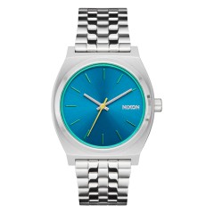 NIXON TIME TELLER SILVER BYRON BLUE A0455302