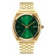 NIXON MEDIUM TIME TELLER GOLD GREEN A11301919